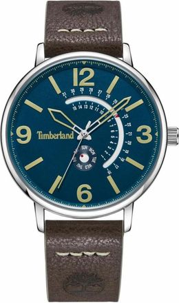 Timberland Saunderstown Watch - Heren - Accessoires - Grijs - Maat: ONE Size Leer