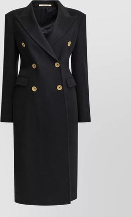 Tagliatore cashmere double-breasted long coat
