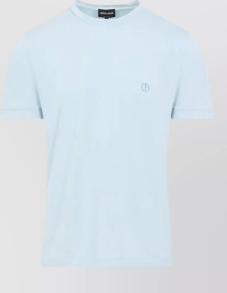 Giorgio Armani logo-embroidered short-sleeve t-shirt