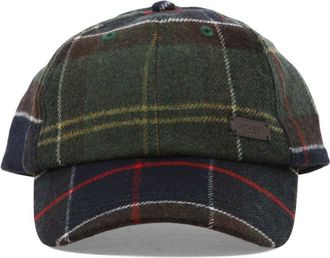 Barbour Check Pattern Baseball Cap