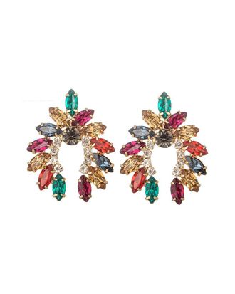 Eyecandy LA Eye Candy La Cz Fontana Statement Earrings