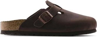 Birkenstock Boston Soft Footbed Narrow Fit - Dames - Schoenen - Bruin - Maat: 37 EU Leer