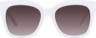 Guess Brown Gradient Square Ladies Sunglasses GF00055 21F 53