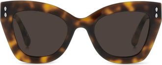 Isabel Marant Occhiali da sole IM0050 con effetto tartarugato - Marrone