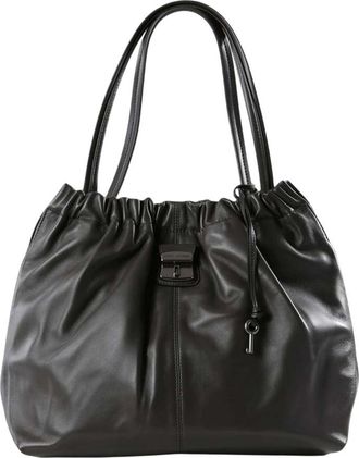 Marc Jacobs Dark Grey Christina Large Shoulder Bag