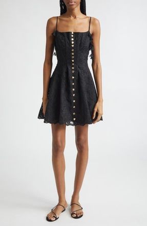 Camilla Flamenco Folklore Lace Corset Minidress at Nordstrom, Size Medium