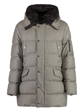 Moorer Parka con cappuccio - Marrone