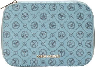 Carlo Colucci Klassieke Cosmetische Tas Cracogna - Heren - Toilettassen - Blauw - ONE Size - Tassen