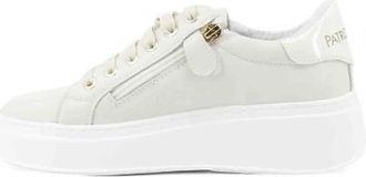 Patrizia Pepe Leren Platform Sneaker - Dames - Sneakers - Wit - 35 EU - Leer - Schoenen