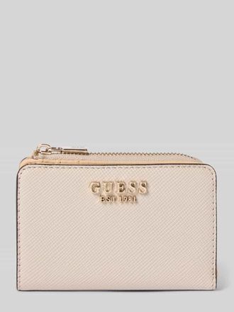 Guess Portemonnaie in Leder-Optik Modell Laurel in Taupe, Gr&ouml;&szlig;e 1