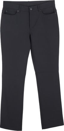 Escada Escada rechte broek van zwarte zijde