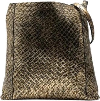 Bottega Veneta Pre-owned Crossbody Bag - Dames - Vintage Schoudertas - Geel - ONE Size - Leer - Vintage