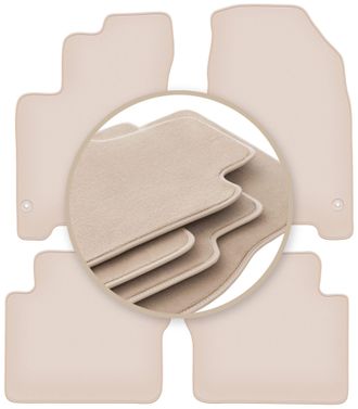 OEM Alfombrillas Beige Premium Para Renault Koleos I Suv 2007-2016