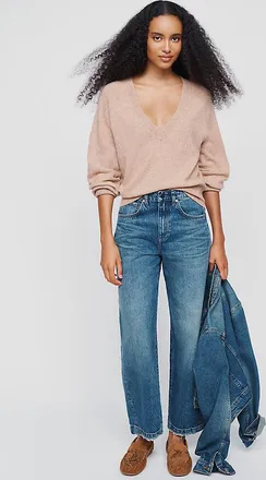 AG - Adriano Goldschmied AG Hattie 10 Year High-Rise Barrel-Leg Jeans