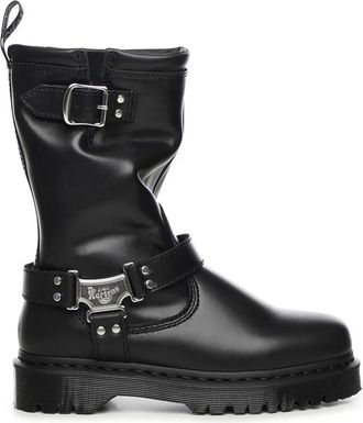 Dr. Martens Anistone Hi - Dames - Hoge Laarzen - Zwart - 36 EU - Leer - Schoenen