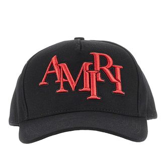 Amiri Baseball hat with logo embroidery Man One Size