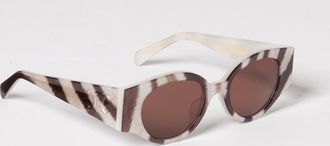 Celine Occhiali da sole in acetato zebrato