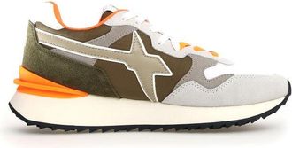 W6YZ Avant-Garde Suede And Technical Fabric Sneakers