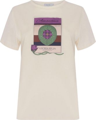 Isolda Vit&oacute;ria-R&eacute;gia T-shirt - unisex - Organic Cotton - G - White