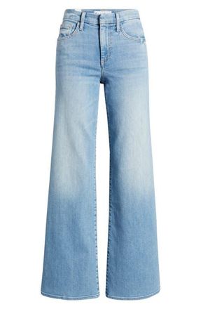Frank & Eileen Galway Gaucho Jeans in Light Wash Indigo at Nordstrom, Size 31
