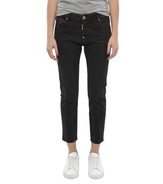 Dsquared2 Black Slim Mid Rise Jeans
