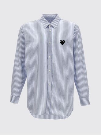 Comme Des Gar&ccedil;ons Camicia Comme Des Gar&ccedil;ons Play in cotone e lana a righe