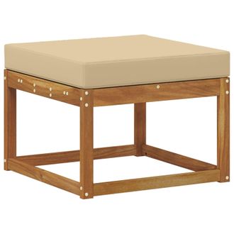 vidaXL Reposapi&eacute;s De Exterior Madera De Acacia S&oacute;lida Natural Vidaxl