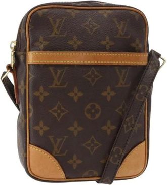Louis Vuitton Pre-owned Cross Body Bags, female, Brown, Size: ONE SIZE Pre-owned Vintage Canvas Crossbody Bag