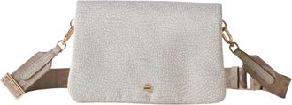 Borbonese Crossbody Mini - Dames - Schoudertassen - Wit - ONE Size - Leer - Tassen