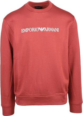 Emporio Armani Brown Modal Cotton Crew Neck Sweatshirt