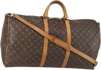 Louis Vuitton Pre-owned Weekend Bags, female, Brown, Size: ONE SIZE Pre-owned Vintage Weekend Bag