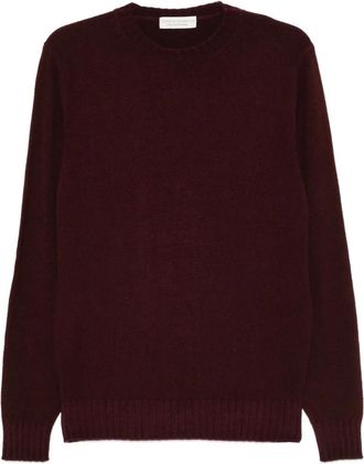 FILIPPO DE LAURENTIIS ribbed wool sweater - men - Wool - 56 - Red