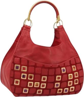 Dior Pre-owned Shoulder Bags, female, Red, Size: ONE SIZE Pre-owned Vintage Shoulder Bag