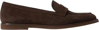 Scarosso Monica Penny Loafers - Dames - Loafers - Bruin - 36 EU - Leer - Schoenen