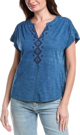Tommy Bahama Dani Jersey Cross Stitch T-Shirt