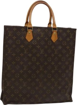 Louis Vuitton Tweedehands Canvas Louis Vuitton tassen - Dames - Vintage Shopper - Bruin - ONE Size - Leer - Vintage