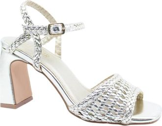 Menbur Am 797 00 - Dames - Sandalen met hakken - Beige - 38 EU - Schoenen