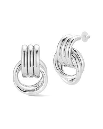 Glaze Jewelry Plated Knot Earrings