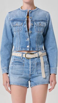 Citizens Of Humanity Devin Collarless Jacket In Cecil