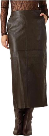 Co'Couture Dames, Rokken, Bruin, Maat: XL