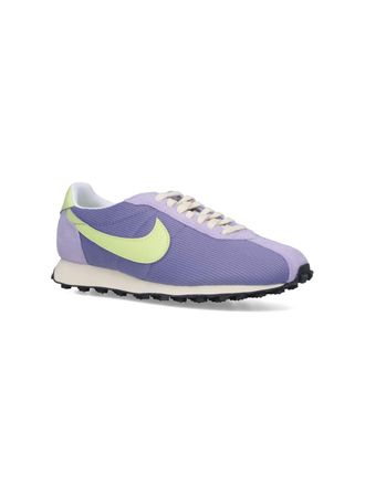 Nike Ribbed Textile & Suede Sneaker - Purple