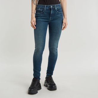 G-Star 3301 Skinny Jeans - Midden blauw - Dames