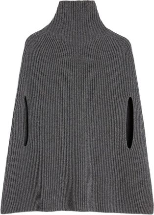 Jil Sander Mantella a collo alto - Grigio