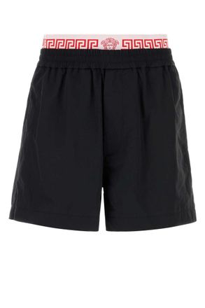 Versace Black Logo Shorts