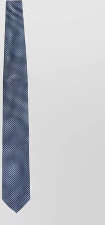 Lanvin circle dot silk tie slim design