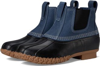 L.L.Bean Bean Boot 6.5 Chelsea Mens Boots Deep Blue/Black/Toasted Coconut : 11.5 D - Medium, Leather/Synthetic