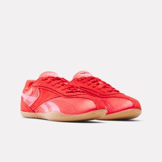 Reebok Classic Trainingsschuh REEBOK CLASSIC ULTRA LO, Damen, Gr. 37,5, sportrot, playfulpink, gum, Leder, Textil, Schuhe Trainingsschuh
