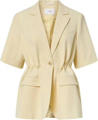 Y.A.S Y.a.s, Jassen, Dames, Geel, S, Polyester, Yaslikka 2/4 Tunnel Blazer S