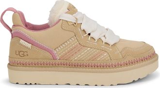 UGG Womens Sneakers Lowmel Leather Sand Castle Trainers