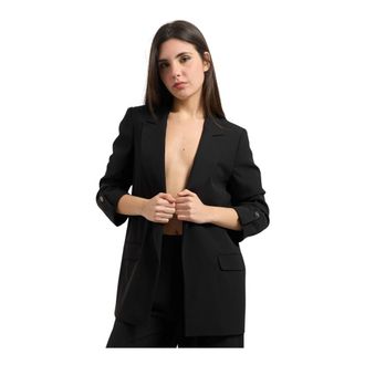 Yes-Zee Jas met 3/4 mouw - Dames - Blazers - Zwart - XS - Jassen